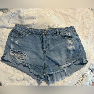 Celebrity Pink Distressed Jean Shorts